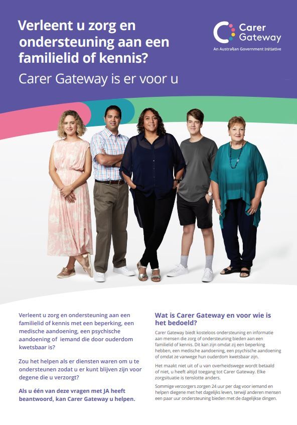 Factsheets - Carer Gateway Cover Image